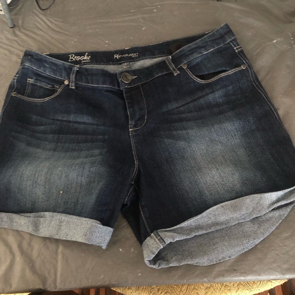 Brooke shortie . Revolution size 32 Denim Shorts- cuffed . Like new